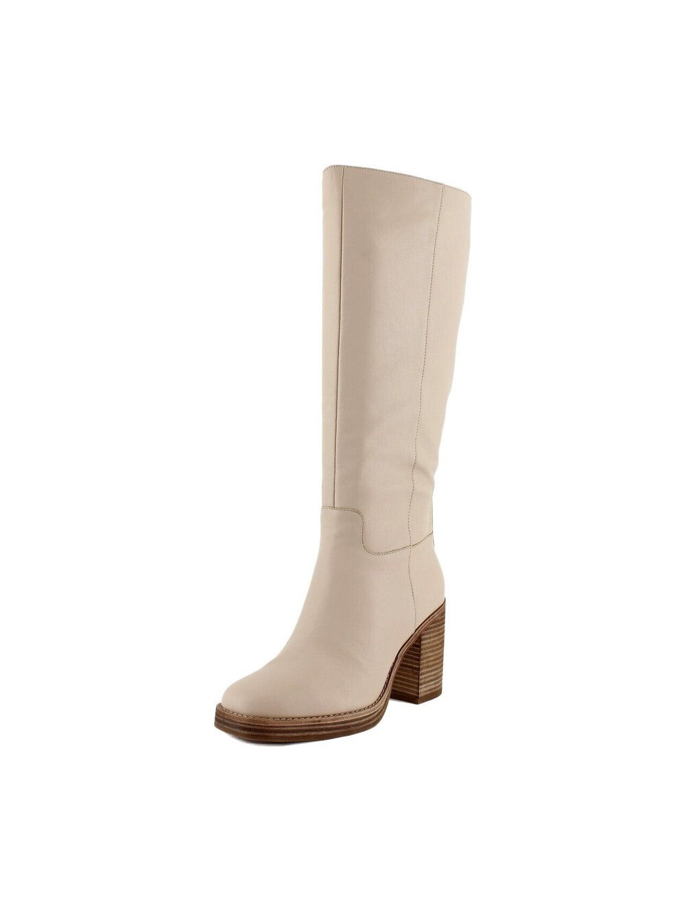 Vince Camuto GIBI Platform Block Heel Knee-High Boots - Soft Buff (VC-GIBI) 6M